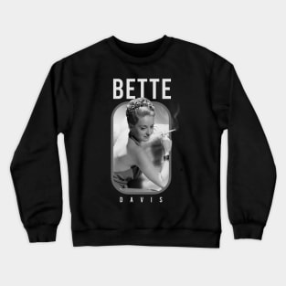 bette davis young black and white Crewneck Sweatshirt